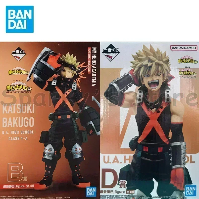 Bandai Original Ichiban KUJI MY HERO ACADEMIA Anime Figure Bakugou Katsuki Action Figure Toys For Boys Girls Kids Gifts Model