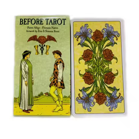 Before Tarot Cards A 78 Oracle English Visions Divination Edition Deck Borad Playing Games For Beginners Women Table games