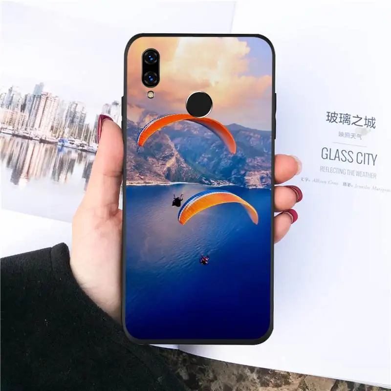 Paragliding Sport Paraglider Phone Case For Huawei honor Mate 30 40 50 20 8 70 5 9 10 Pro P x i s y Lite nova