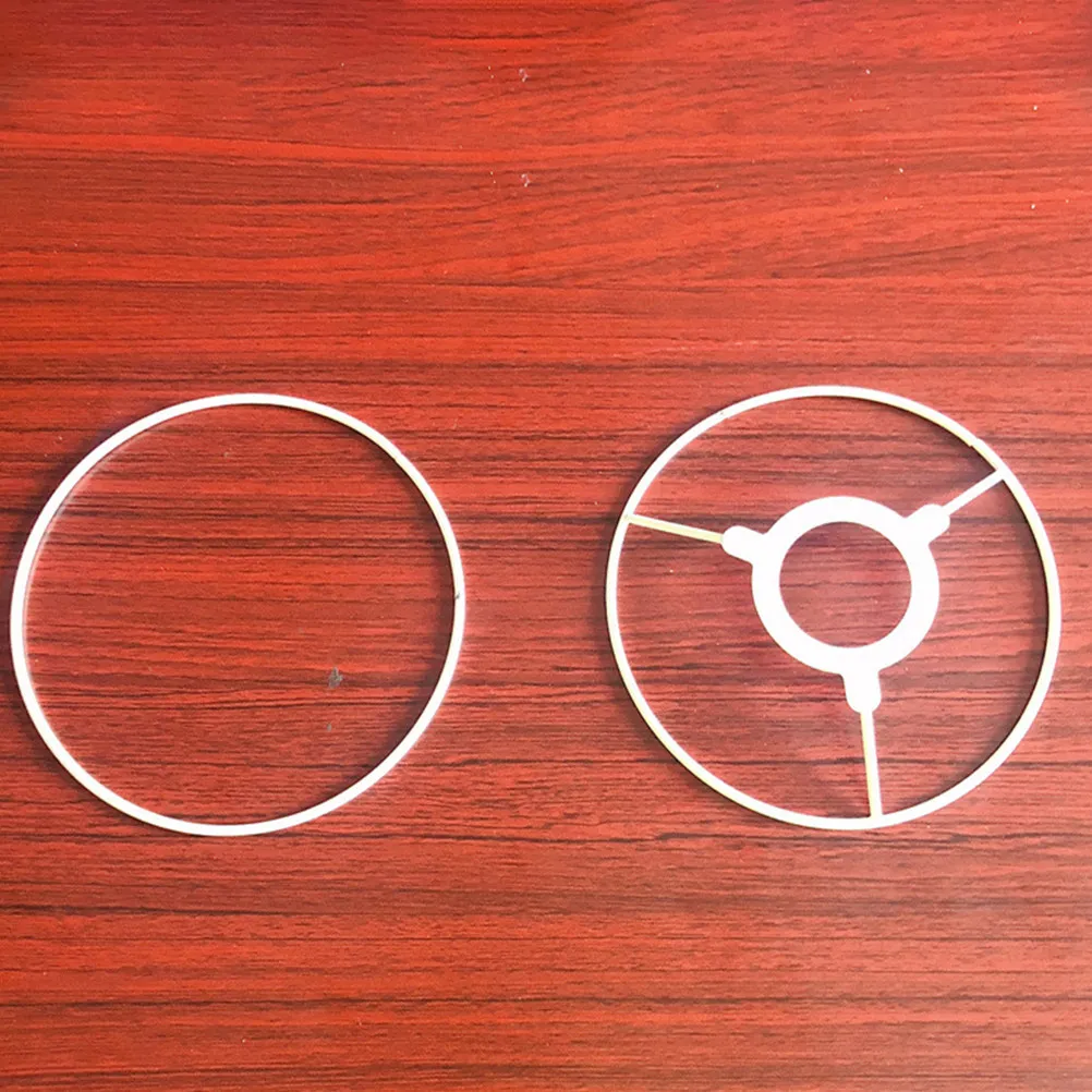 1Set Lampshade Frame Iron Holder Ring Sturdy Lamp Shade Ring Replacement Parts for DIY Pendant Lighting Fixtures