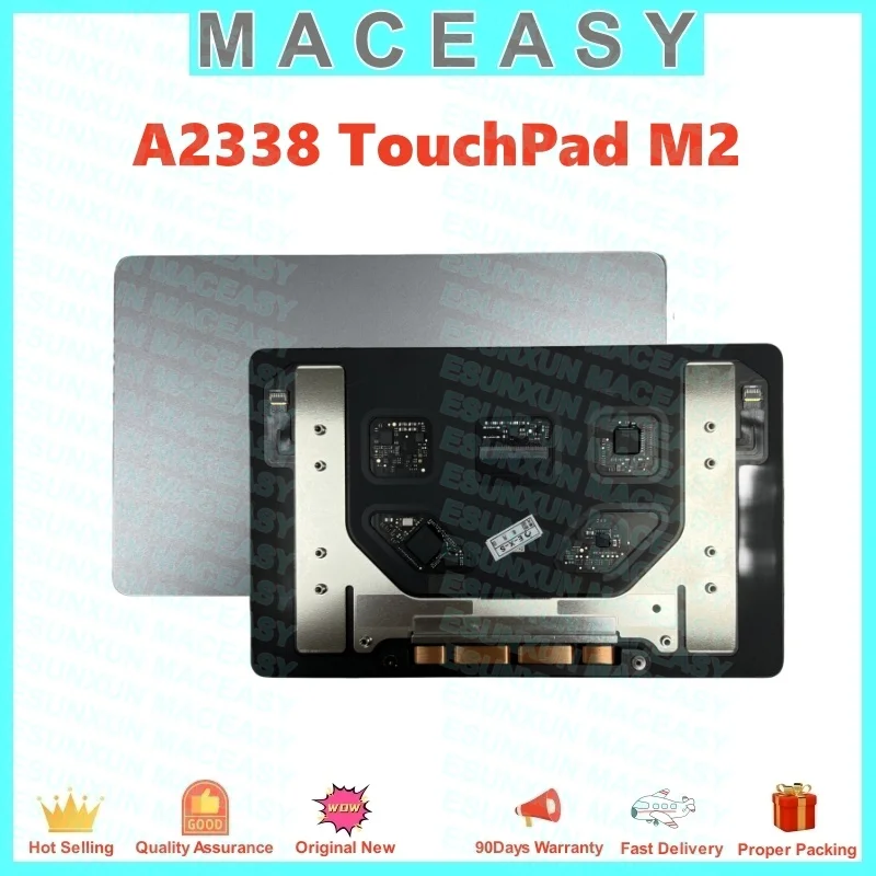 Original A2338 M1 M2 TouchPad Full Tested Use for Loptop Macbook Pro13inch Gray Silver 2020 2022