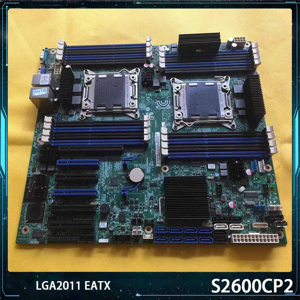 For Intel S2600CP2 Two Way Server Motherboard LGA 2011 Support 2680V2 CPU