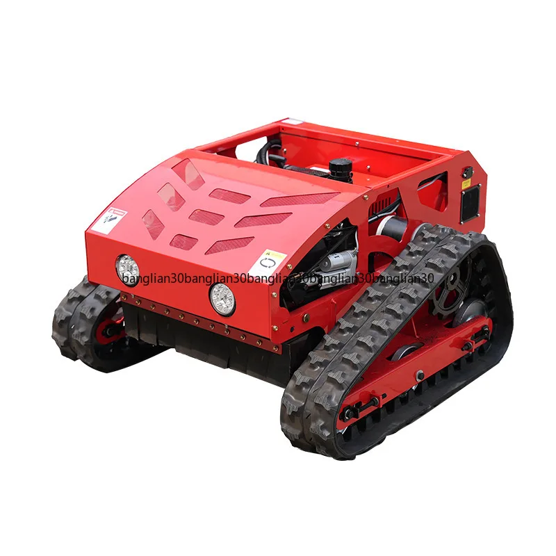 All-terrain Remote Control Mowing Power Agricultural Intelligent Lawn Mower Four-stroke Orchard Crawler Lawn Mower