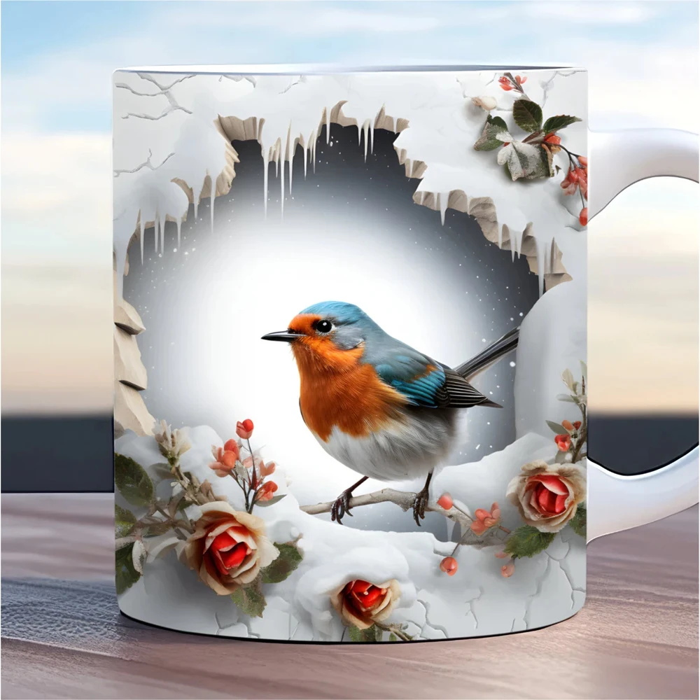 l кружка с изображением птицы, – обзор и цена Coffee Tea Picture