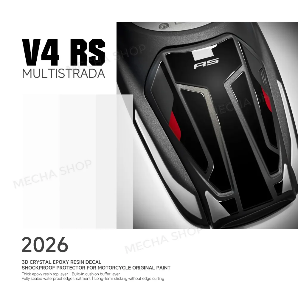Motorcycle Accessories For Multistrada V4 RS 2026 Storage Box Decal Kit Waterproof