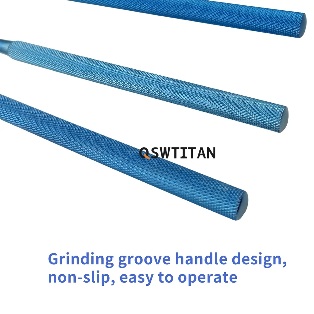 QSWTITAN Micro Spatula Dissectors Micro Curette Microscopic knife for Neurosurgery Instruments Titanium