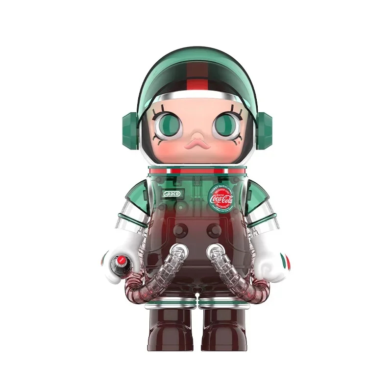 POPMART MEGA SPACE MOLLY 400% ICONIC COCA COLA Series Blind Box Unpack Container Doll Anime Figure Ornament Home Decor Gift
