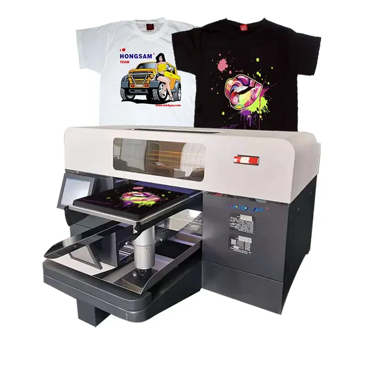 Tshirt Clothes Textiles Printing Machine 3040 Digital Inkjet multifunzione formato A3 DTG Direct to Garment Printer