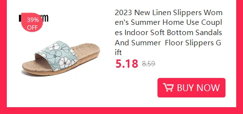 Mntrerm Large Bow Home Slippers Indoor Non-Slip Home Slippers Soft Bottom Viscose Linen Sandals And Slippers