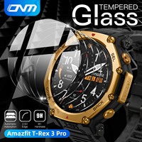 9H Tempered Glass for Amazfit T-Rex 3 Pro, Premium Screen Protector Durable HD Clear Anti-scratch Protection Film Accessories
