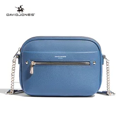 New David Jones Paris Women Crossbody Bag Small Lady Handbag Travel Business Commuter Bags Waterproof Female Shoulder Bag