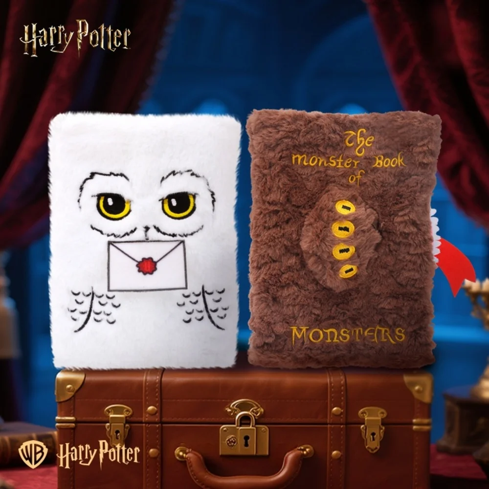 Genuino Harry Potter el libro monstruo de los monstruos chaqueta de libro de felpa cubierta de libro libro de contabilidad Bloc de notas diario funda protectora regalos de decoración