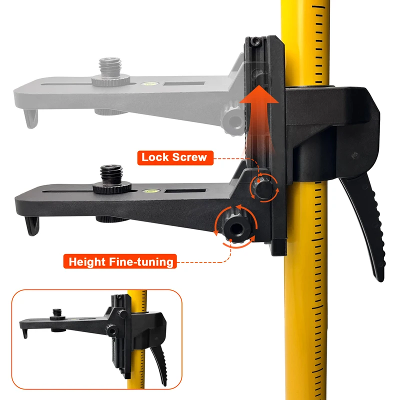 Height-adjustable type 32mm Mounting Bracket Clamp with 1/4