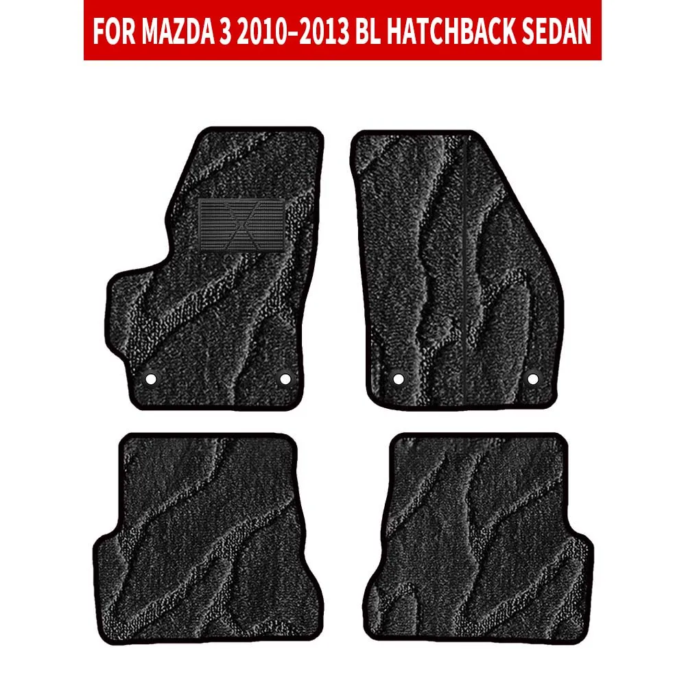 

For Mazda 3 2010–2013 BL hatchback Sedan Car Mat Interior Accessories Car Floor Mats Full Set