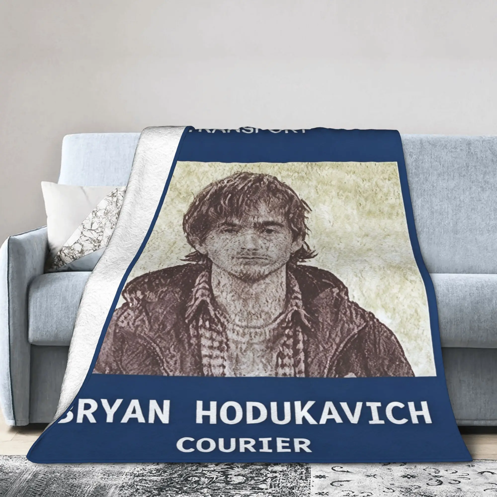 Bryan Hodukavich ID Card Flannel Blanket R-Residents Night Undead Evil Throw Blanket for Bed Sofa Couch 150*125cm Bedspreads