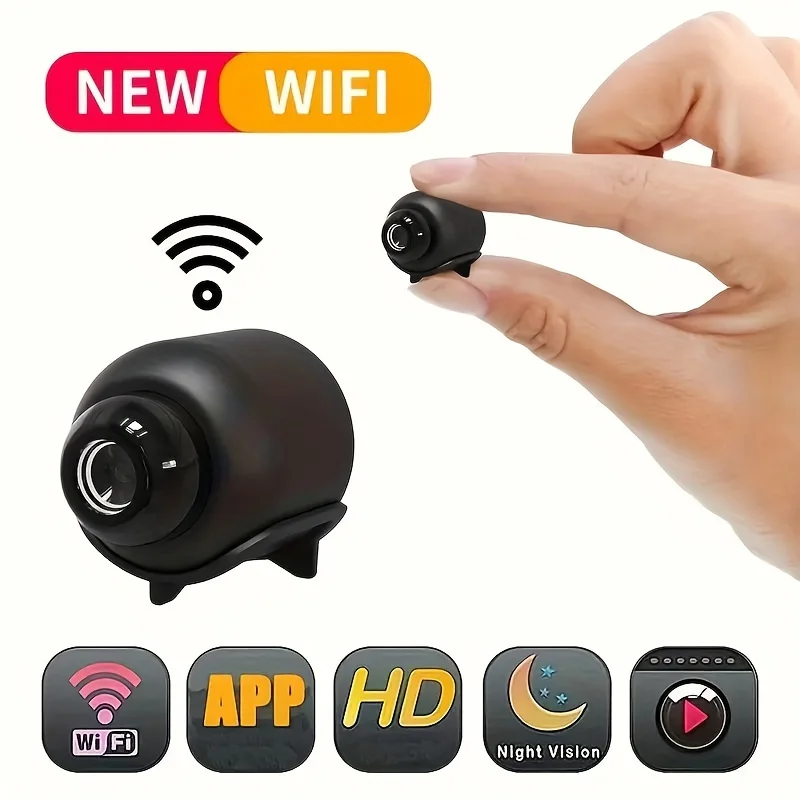 Mini WiFi Camera 1080P HD Indoor Safety Security Monitor Motion Detection Wireless Surveillance Night Vision IP Cam