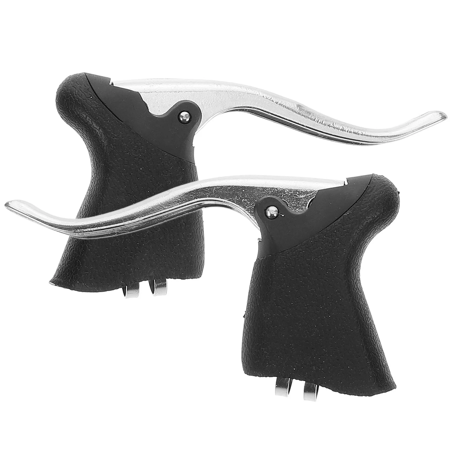 

2Pcs Bicycle Brake Levers Road Bike Drop Handlebar Compatible Front Rear Braking Lightweight Alloy for Cycling