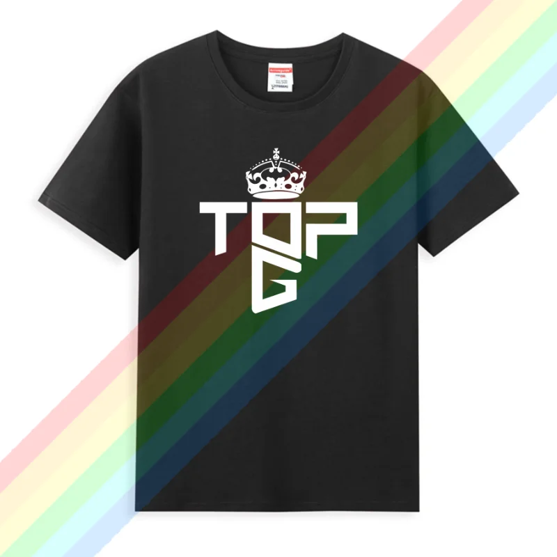 2024 Hommes T-shirt Décontracté Top G T-shirt Andrew Tate T-shirt Graphique D'été Manches Courtes 100% Coton dehors Y-S-3XL Cool Tee