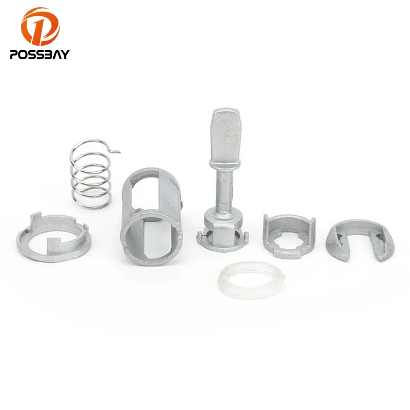 7Pcs/Set Car Door Lock Cylinder Repair Kit 1U0837167E for VW GOLF IV 4 TYP 1J1 MK4 Audi A6 4B 1997 1998 1999 2000 2001 2002-2005