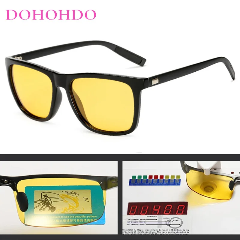 

Polarized Sunglasses Men Women Retro Brand Designer Sun Glasses Male UV400 Fashion Anti-Glare Driving Night Vision Goggles Очки
