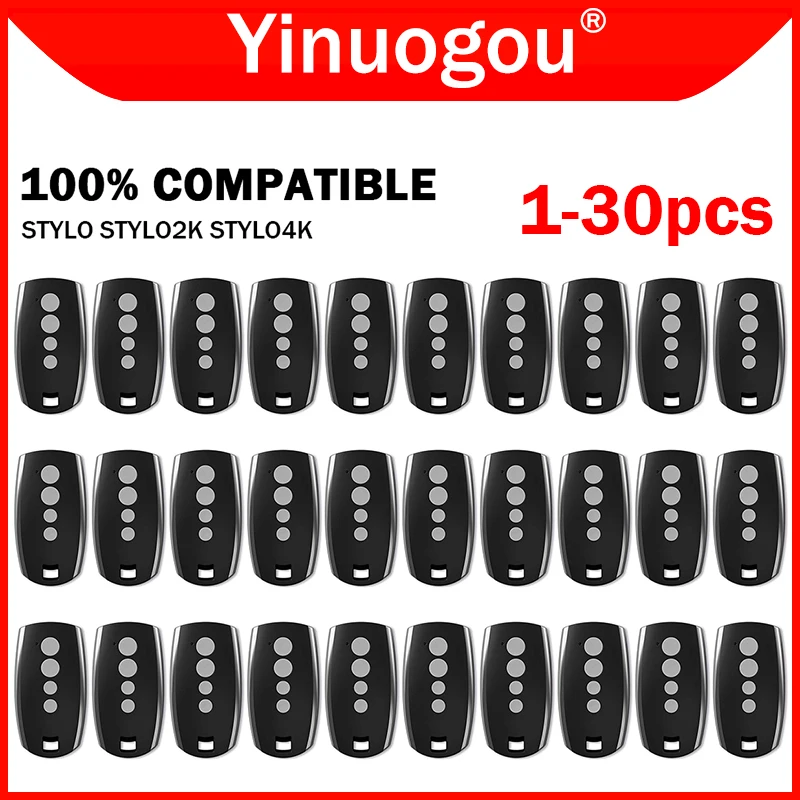 

STYLO2K STYLO4K STYLO 2K 4K пульт дистанционного управления для ворот 433,92МГц с подвижным кодом электрический пульт дистанционного управления для гаражных ворот ручной передатчик