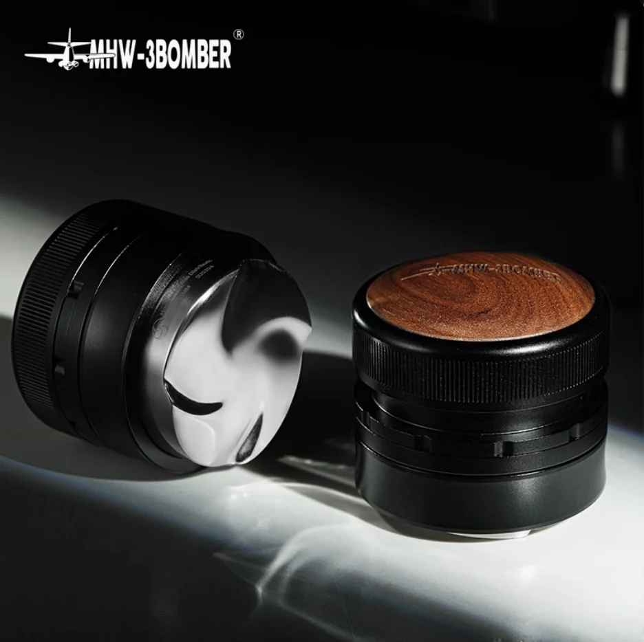 

MHW-3BOMBER Cyclone gravity distributor,Espresso cloth powderer,coffee puck leveler,coffee distributor,Adaptive height,58mm