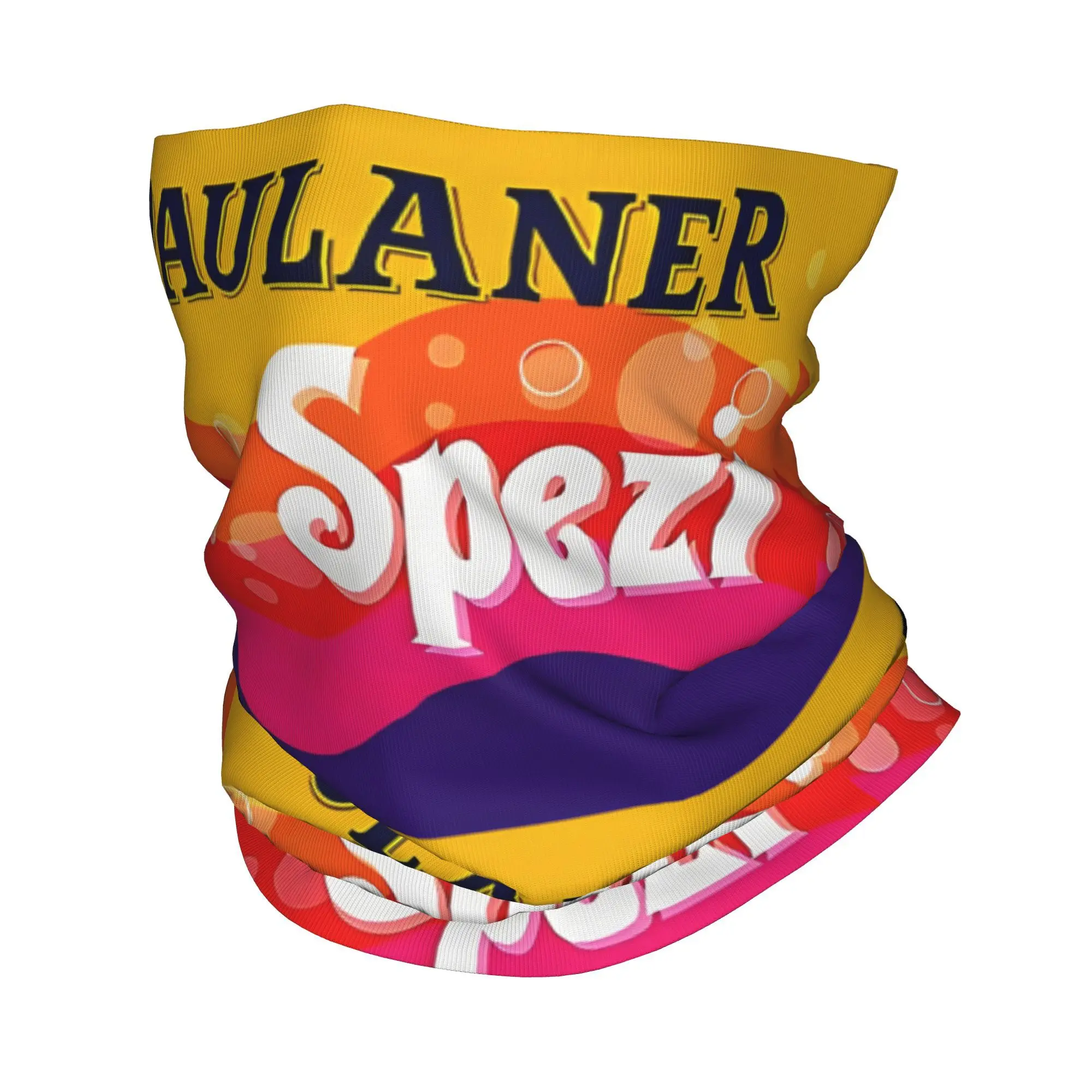 

Custom S-Spezies Orange Juice Munich Bandana Neck Gaiter for Hiking Cycling Women Men Wrap Scarf Headband Warmer