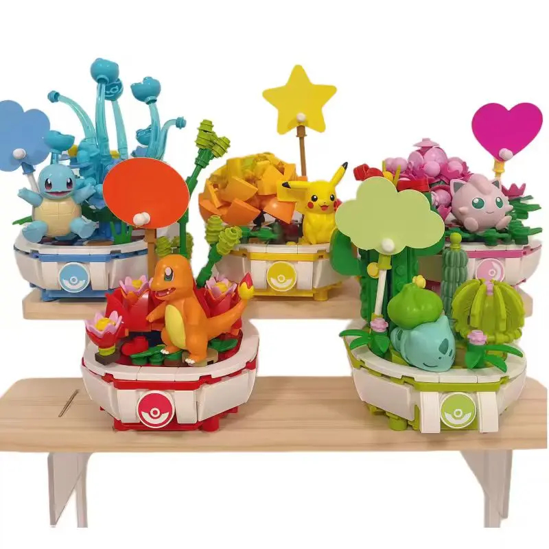 brinquedos-de-blocos-de-montar-originais-keeppley-pokemon-modelo-de-cartoon-pikachu-bulbasaur-em-vaso-brinquedo-de-decoracao-para-criancas