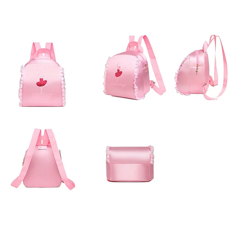 Girls Ballet Dance Ballerina Bag Backpack for Dance Toddler Dance Bag Gymnastics Latin Dance Yoga Tap Dance Jazz Storage Bag