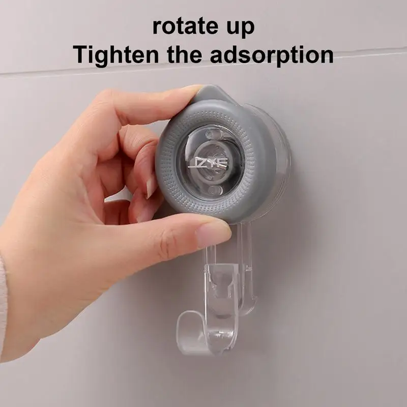 

1pc Rotating Suction Cup Hook with No Punching Hole Vacuum Hook with No Trace behind Bathroom Door Boat Paddle Strong Suction