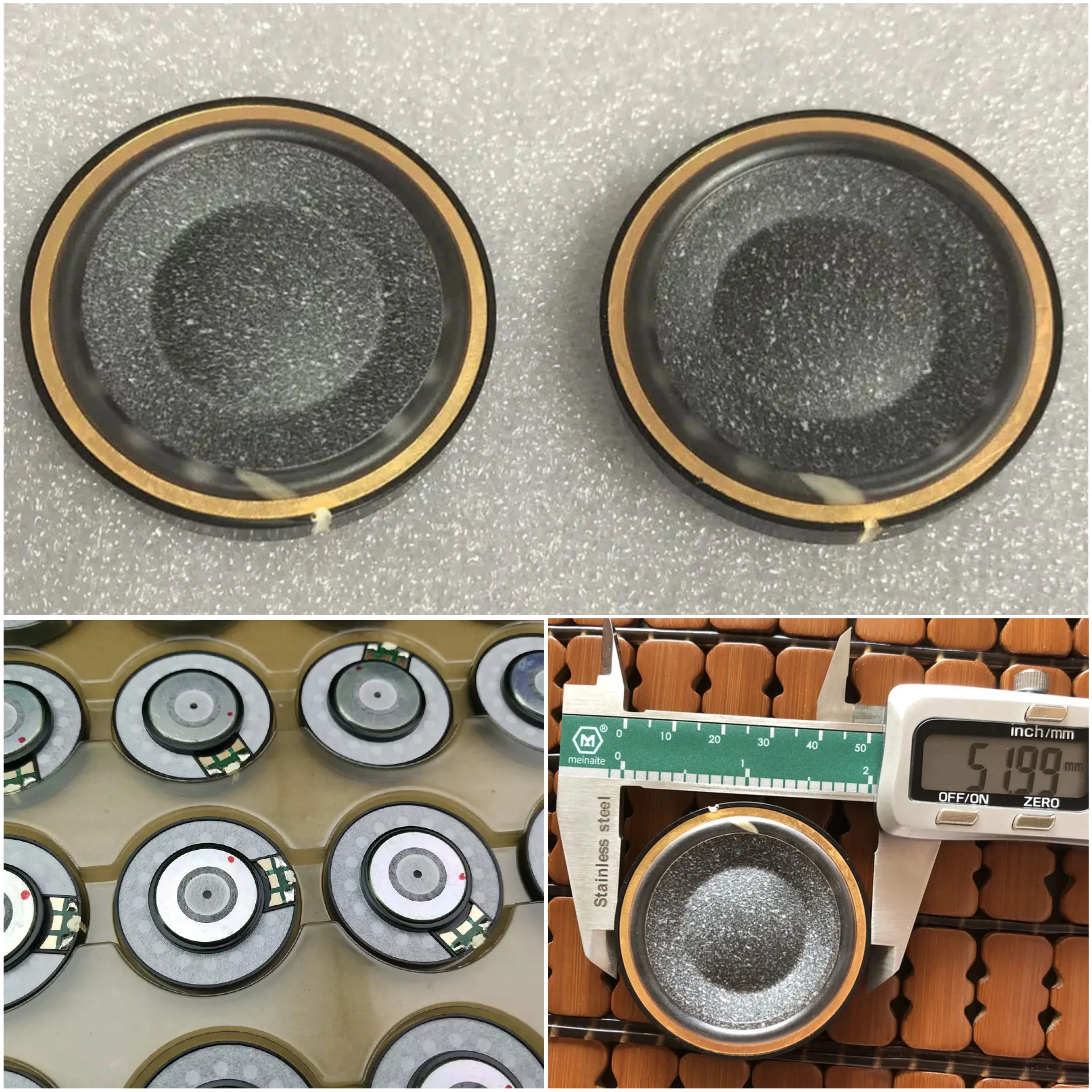 

Hifi Replacement 52mm DIY Headphone LoudSpeaker Composited Carbon Driver For AKG N90 N90Q DIY 32ohm 1pair