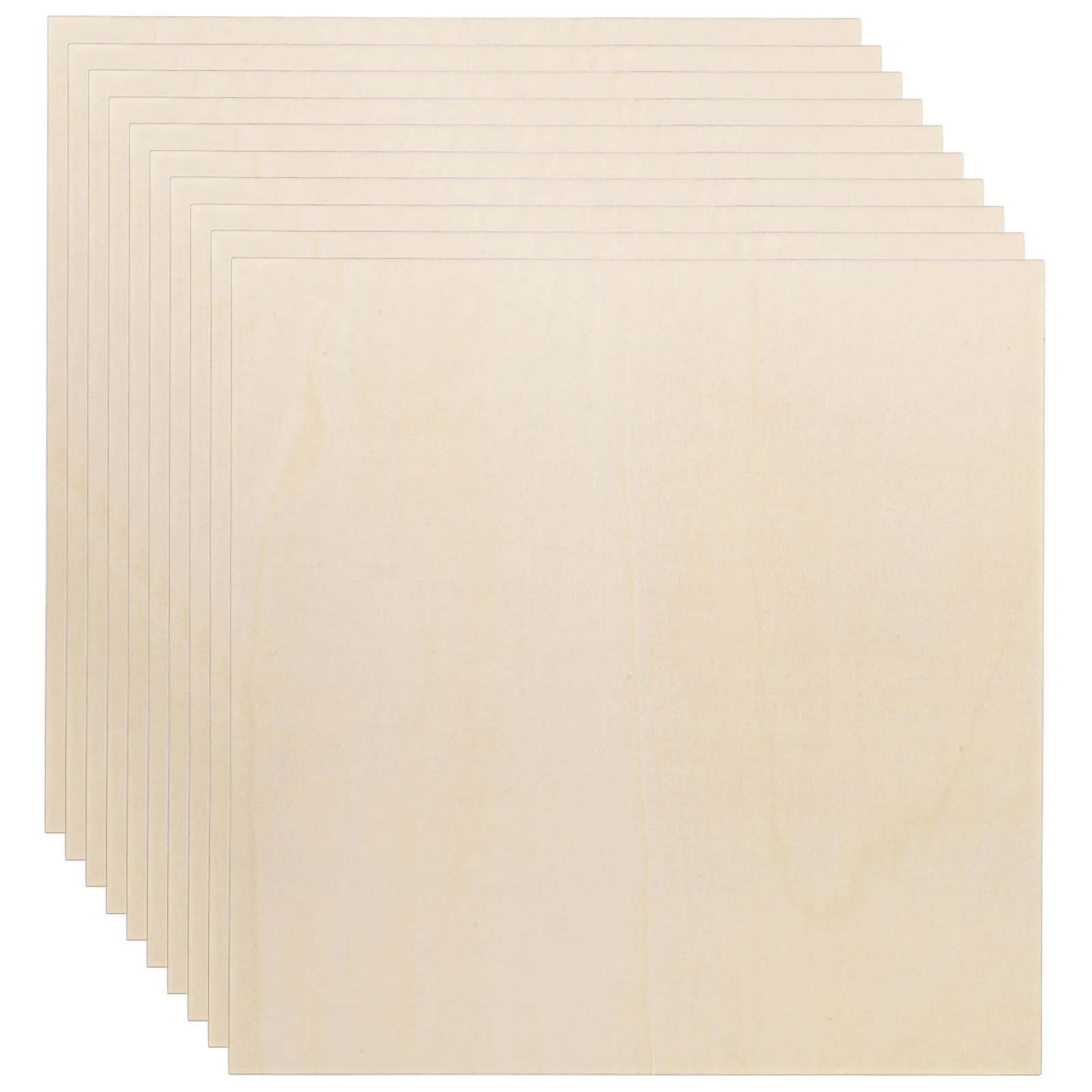 

10Pcs Unfinished Walnut Wood Squares Boards Plywood Planks for Crafts DIY Painting Engraving Wood Pieces Basswood Planks