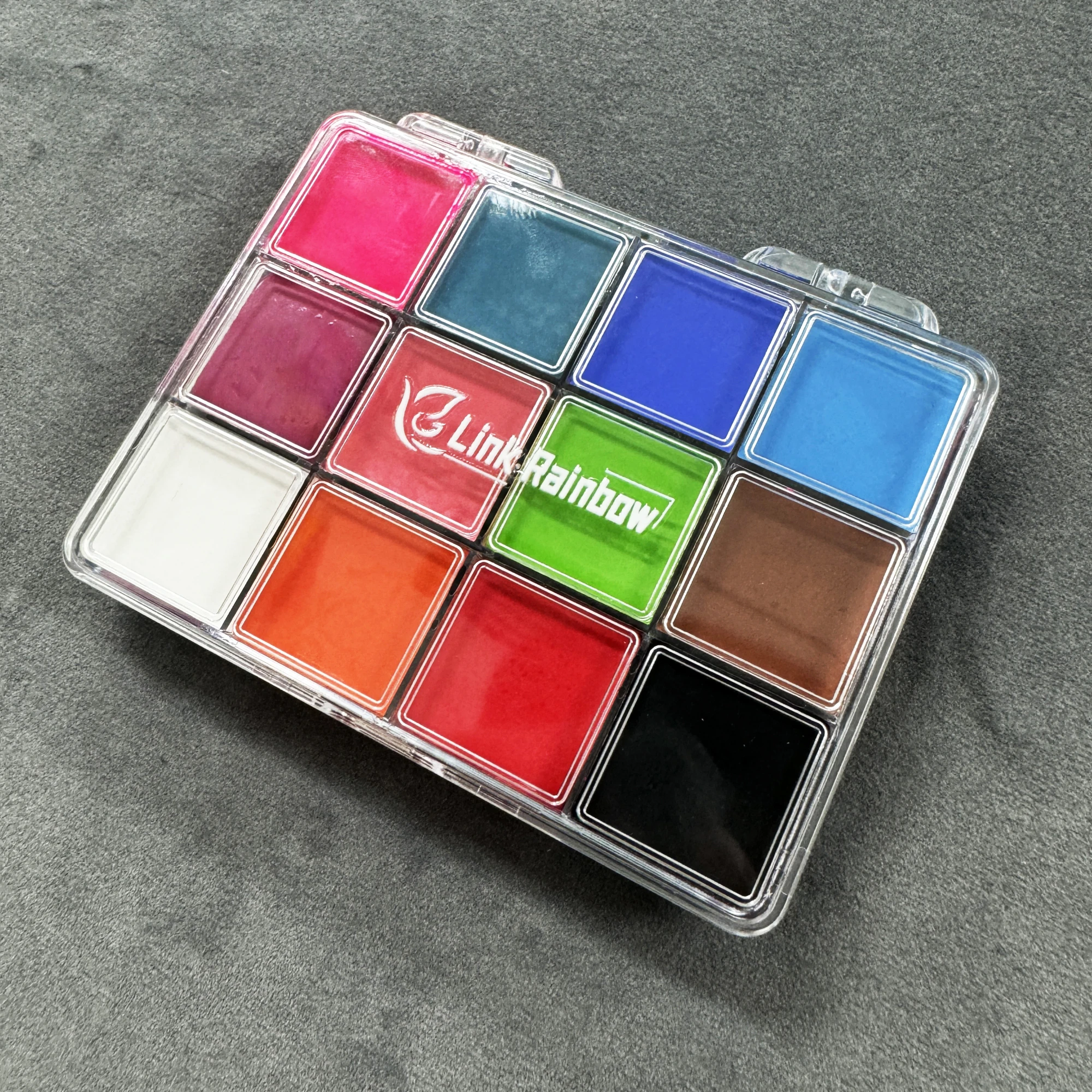 طلاء زيتي مقاوم للماء لحفلة الهالوان ، مقاوم للعرق ، غير سام ، 12 لونًا