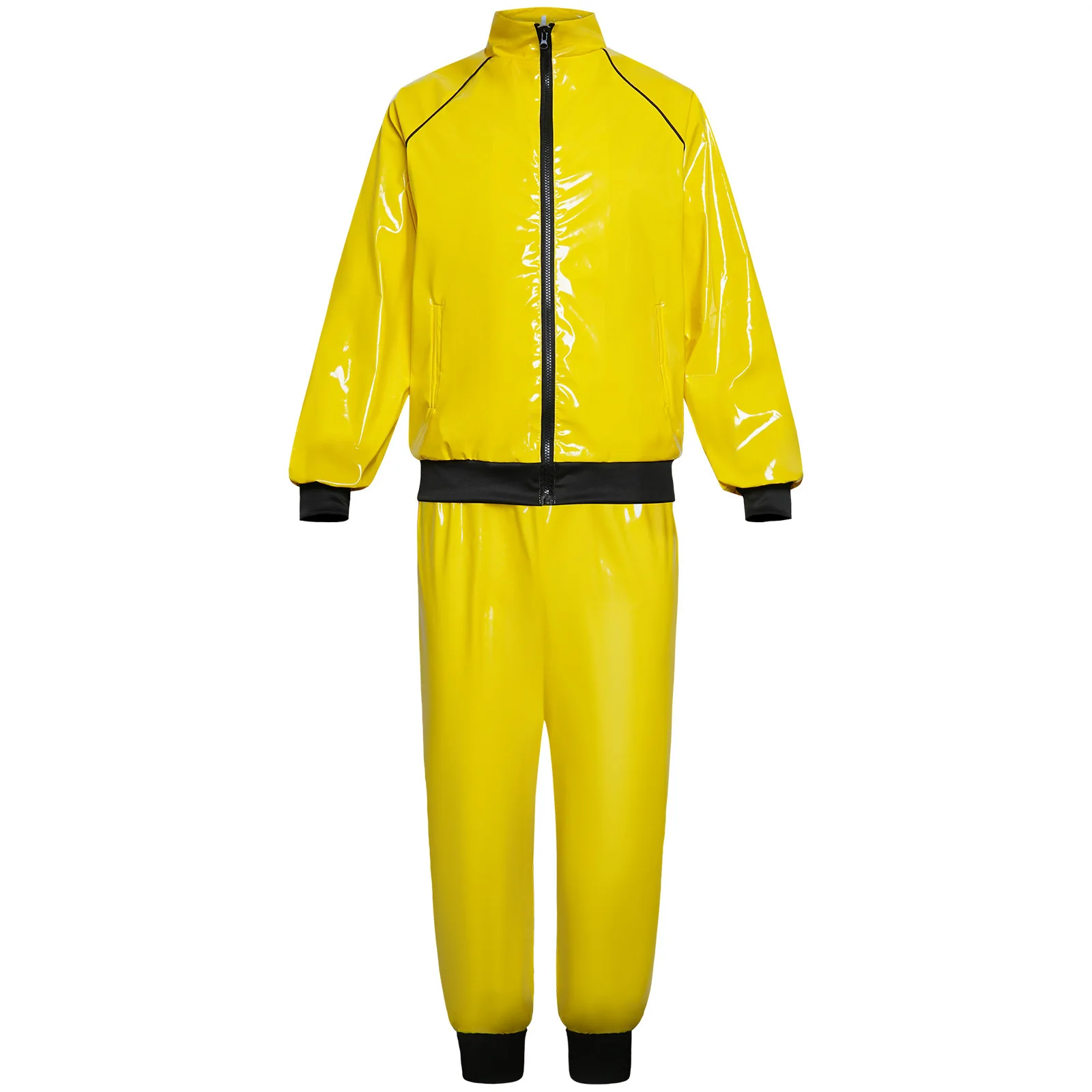 loween Cosplay Retro Disco Pelle verniciata ini Costume di scena Role-plang Abbigliamento tradizionale da donna Abbigliamento da palcoscenico etnico