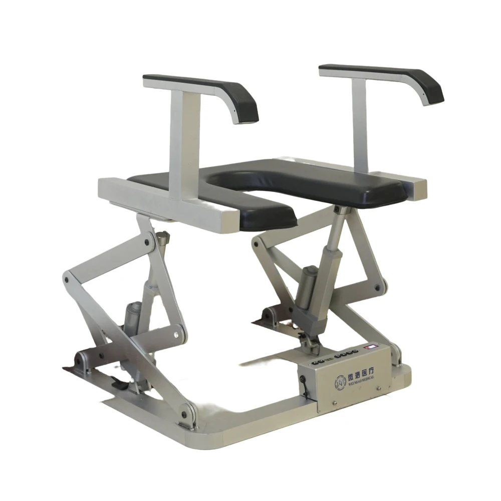 Multifunctional Adjustable Commode Chair, Intelligent Shower Toilet Aid for Disabled Paralyzed Elderly, 4 in 1 Design