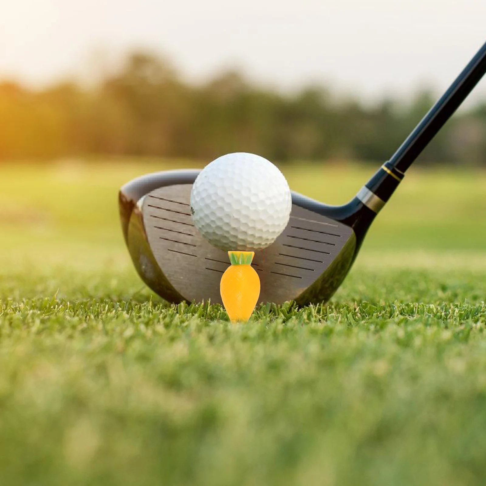 Tees de Golf de plástico, soportes de pelotas de Golf duraderos profesionales, picos ligeros y resistentes para entrenamiento de camisetas de camino de vuelo, 6 uds.