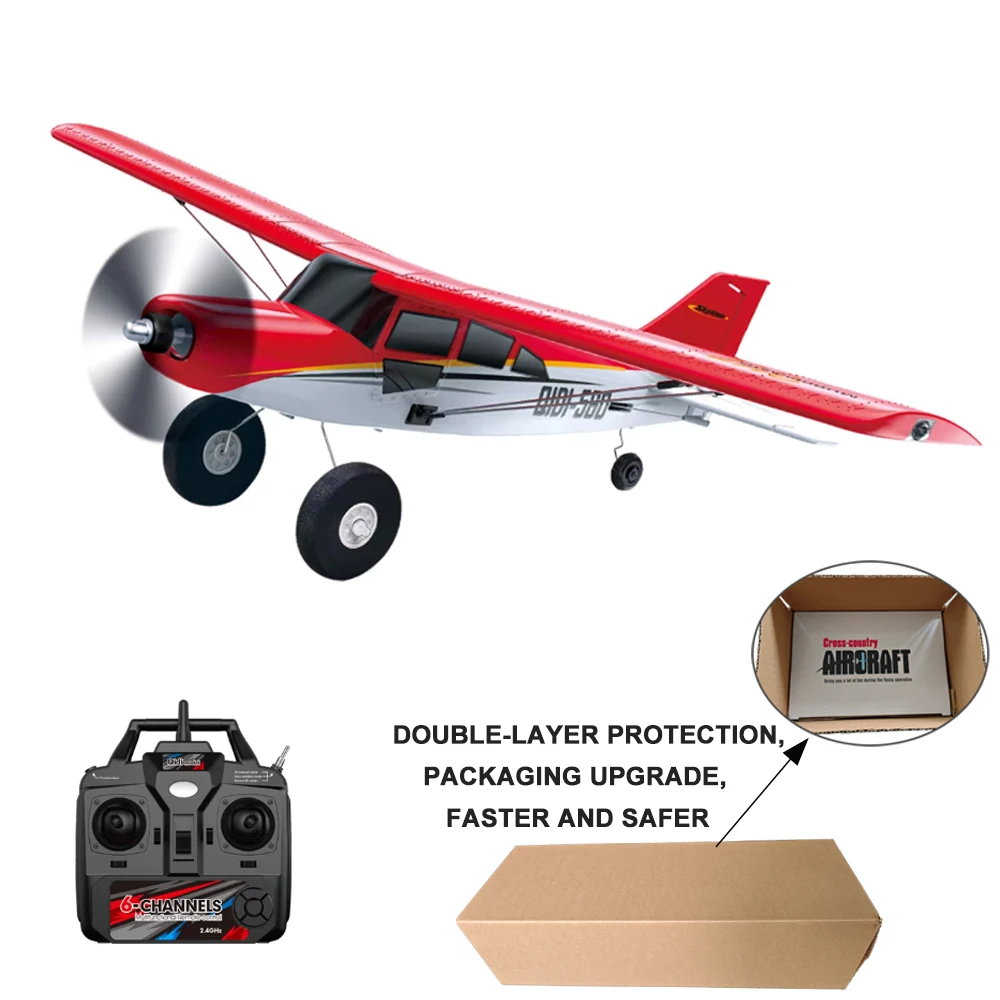 Qidi560 Moore M7 Off-road RC Vliegtuig 4CH Borstelloze Afstandsbediening Vliegtuig Vaste Vleugel Vliegtuigen Model EPP Schuim Speelgoed voor kinderen