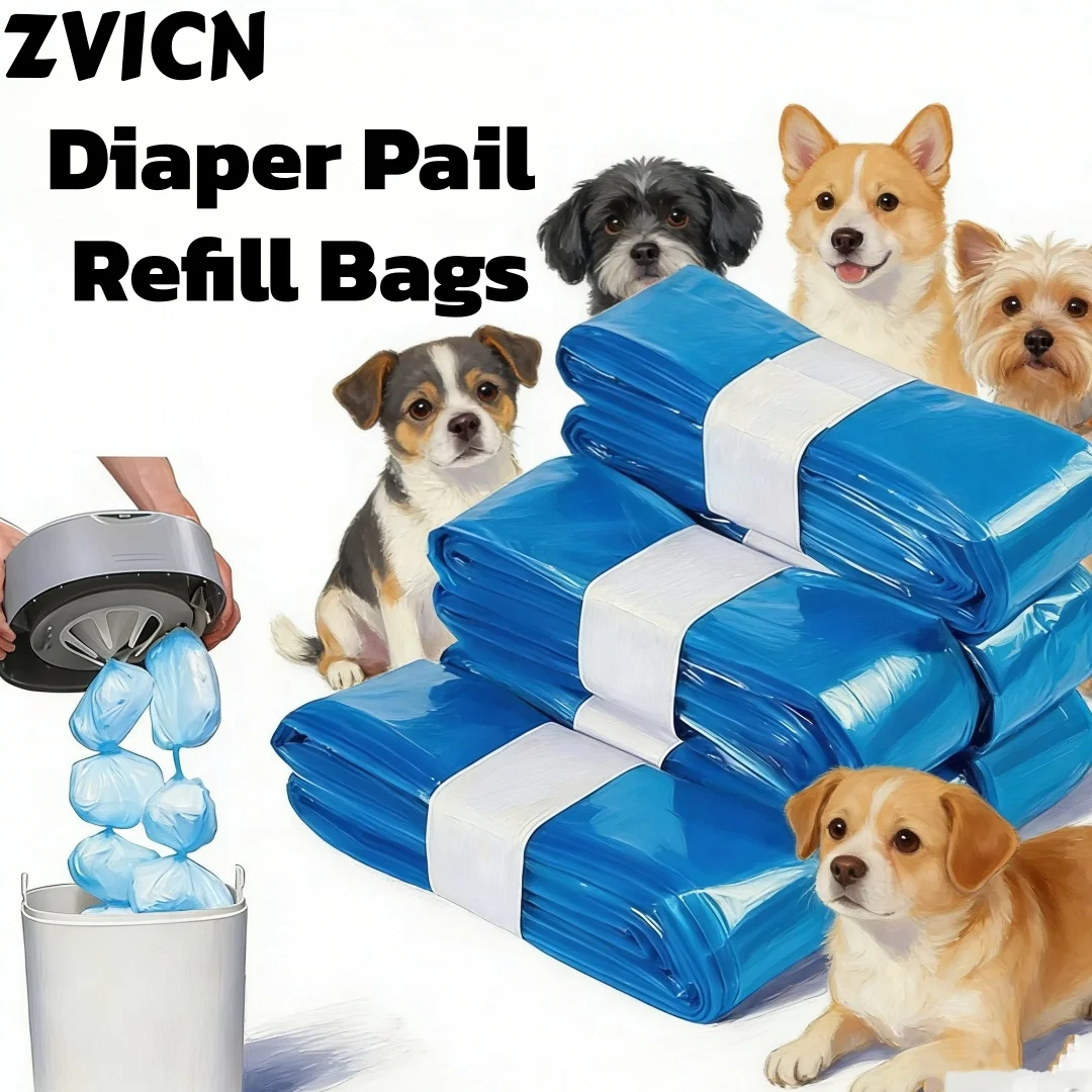 サンジェニック・トミーティッピー用おむつペール詰め替えバッグ、ジーニー用詰め替えバッグ、アンジェルケア・マンチカン用おむつペール詰め替え、香り付き