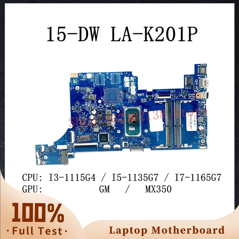 

M29208-601 M29209-601 M29210-601 M29211-601 LA-K201P With I3 / I5 / I7 CPU GM / MX350 For HP 15-DW Laptop Motherboard 100%Tested