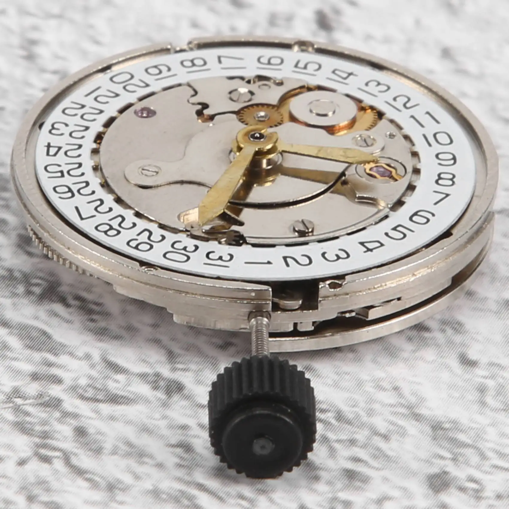 Direct Replacement Shanghai 2824 Movement Date Automatic Mechanical Movement Mens Watch