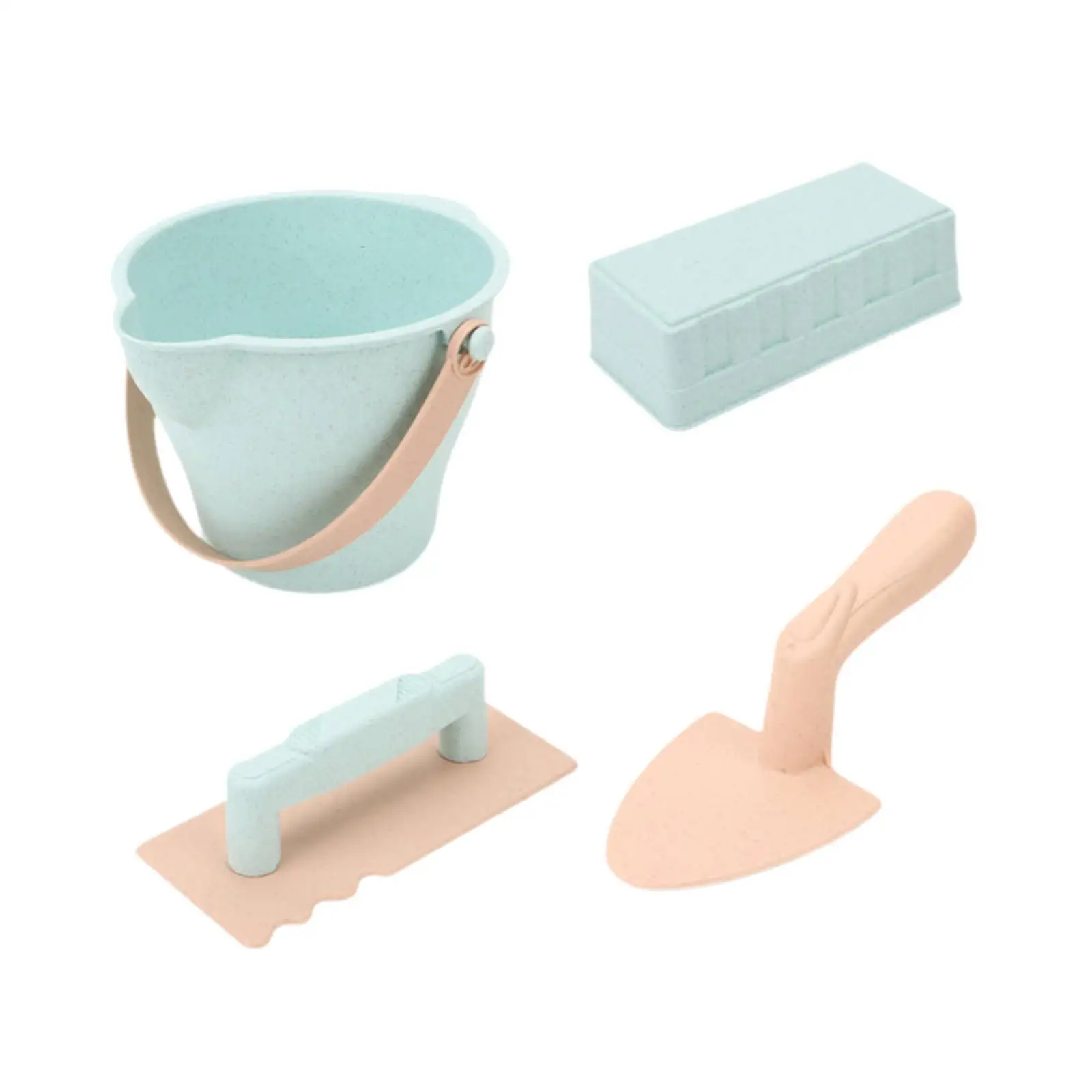 Conjunto de brinquedos de praia, 4 unidades, kit de castelo de construção de praia, jogos ao ar livre, kit de construção de castelo de areia para meninos, meninas, crianças, brincando, presentes para adultos