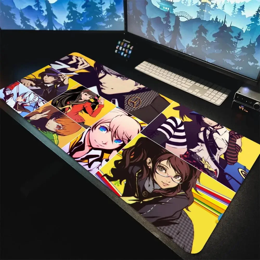 

P_persona Mouse Mat Xxl Anime Carpet Large Computer Rubber Mice Gaming Mats Keyboard Mousepad Desk Accessories Gamer Pc Pad