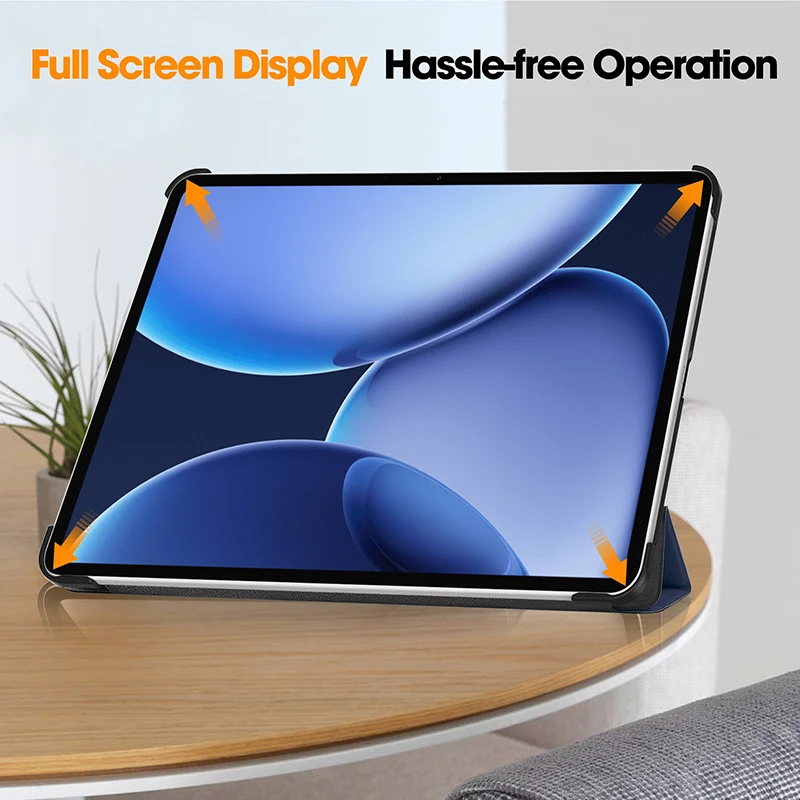 Cubierta protectora de carcasa con soporte abatible para Sleep automático para OnePlus Pad 3 13,2''.