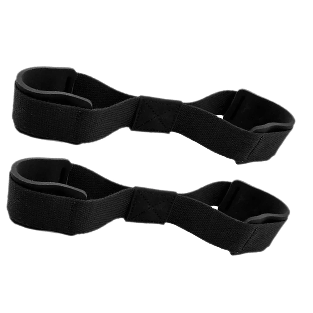 

2pcs Black Fitness Wrist Guards Assist Belts Lifting Straps Weightlifting Wraps Durable High Breathability Deadlift Straps Gym