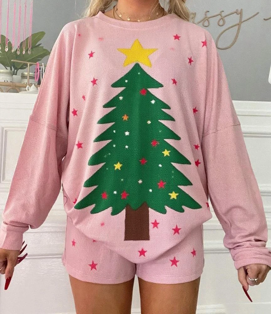 

Женские рождественские пижамные штаны, пижамные комплекты, женский пижамный комплект, женские зимние пижамы, ночная рубашка, домашняя одежда