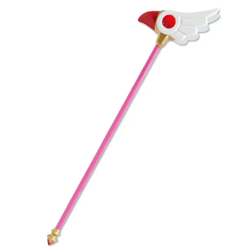 Anime Cardcaptor Sakura Kinomoto Sskura Cosplay Magic Stick Wand Clow Card Sakura Magic Circles Halloween Christmas Party Cosplay Props