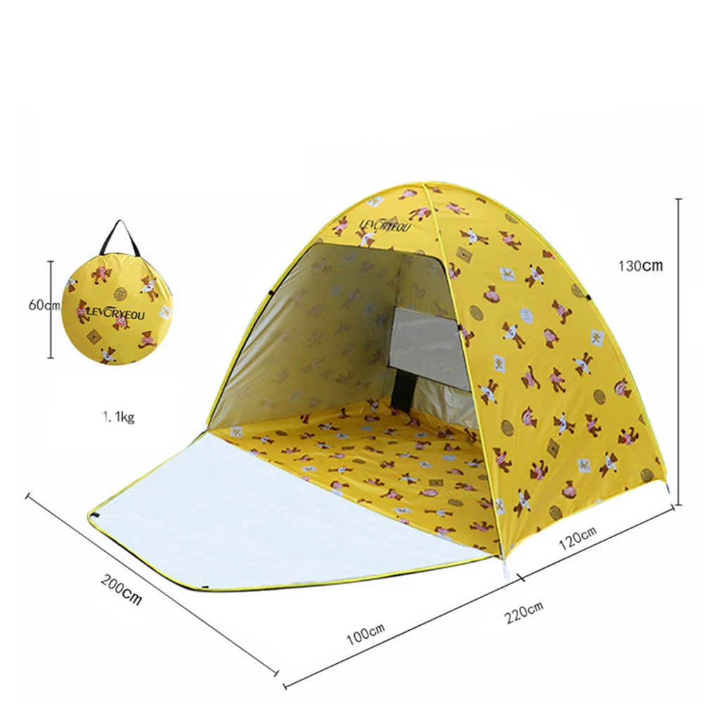 Outdoor Quick Opening Sun Protection and Sunshade for Kids Ultra Light Tent