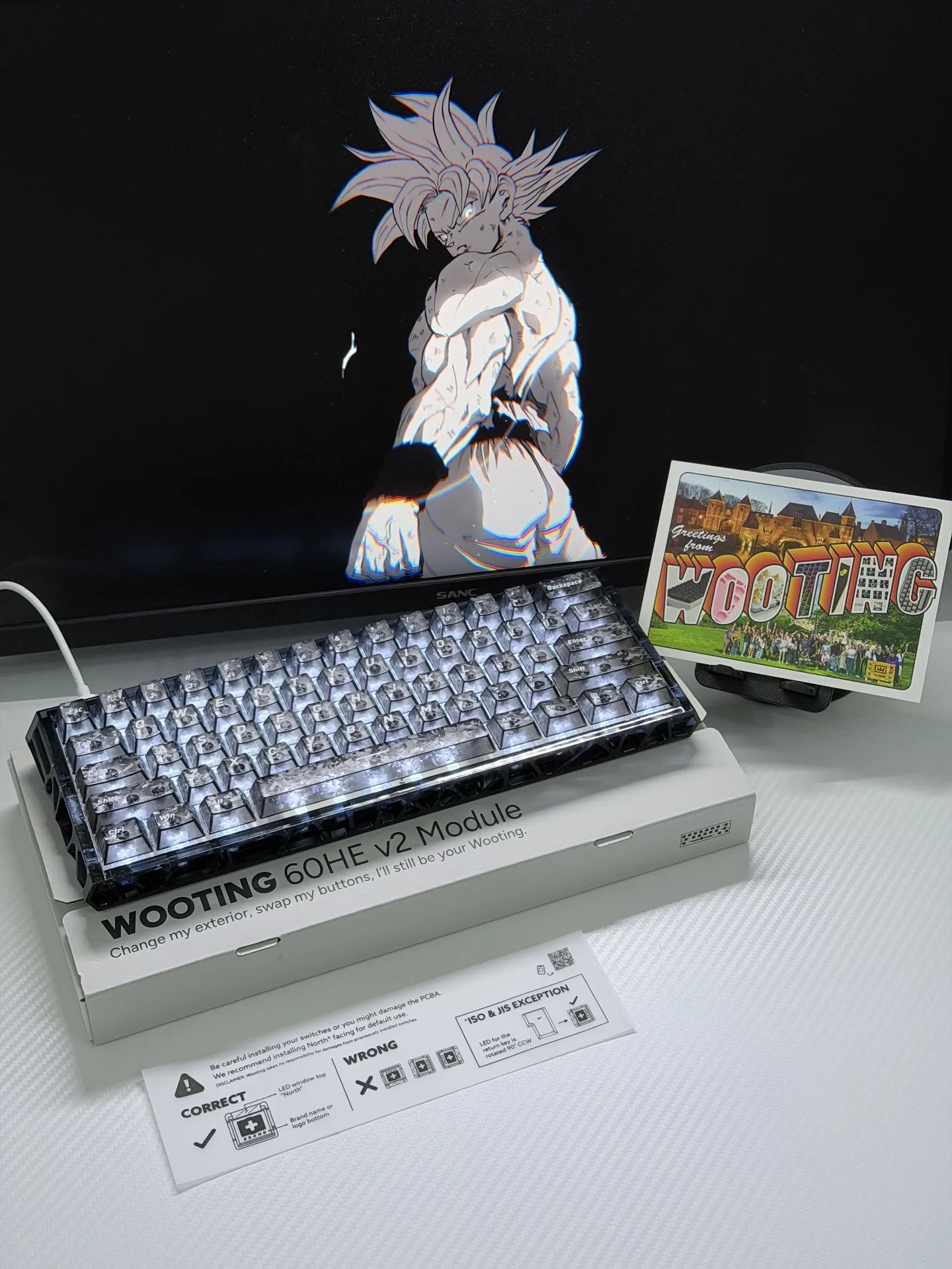  Custom River Bay Theme 60% L - Gaming Keyboard No Number Pad recension och pris