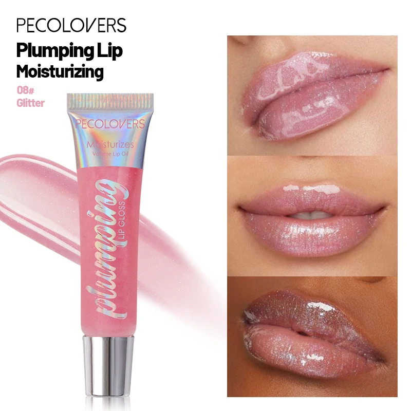 Mirror Pearl Lip Gloss Waterproof Lasting Moisturizing Glitter Lip Glaze Women Shimmer Plumping Lip Makeup Cosmetics 12 Colors