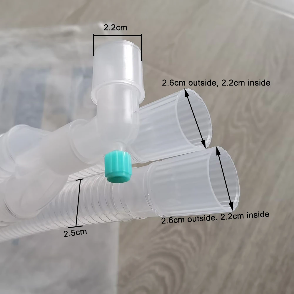 Anästhesie-Beatmungskreislauf Wellrohr Anästhesie-Beatmungsgeräte Beatmungskreisläufe Veterinärinstrument – Detail 11
